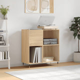 Record Cabinet Sonoma Oak 84.5x38x89 cm Engineered Wood 831767