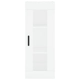 Highboard White 34.5x34x180 cm Engineered Wood 3199433