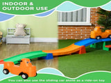 3 Four-Piece Ride on Kids Roller Coaster w/ Non-Slip Steps, for Ages 2-5 Years - Multicoloured T3398P348394