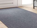 Carpet Runner Light Grey 80 x 250 cm Fabric 42011429