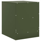 Bedside Cabinets 2 pcs Olive Green 34.5x39x44 cm Steel 841760