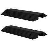 Bridge Threshold Ramps 2 pcs 80x40x8 cm Rubber 150979