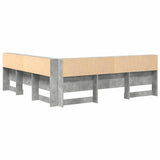 Storage Headboard Concrete grey 180 cm Engineered wood 3335512