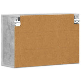 Hanging Cabinet Concrete Grey 60 x 20 x 40 cm Engineered Wood 891377