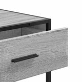 Console Table Grey Sonoma 90x35x80 cm Engineered Wood 849182