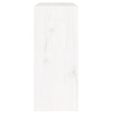 Book Cabinet/Room Divider White 60x30x71.5 cm Solid Wood Pine 808159