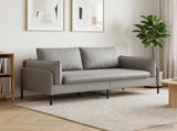 2-Seater Sofa 2-Seater Light Grey 188 x 81 x 89 cm Velvet 42048612