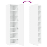 Highboard White 45x42.5x185 cm Engineered Wood 3281406