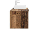 Bathroom Furniture Set 2 pcs Old Wood Engineered Wood 3403894