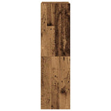 4 Piece TV Cabinet Set Wall-mounted Old Wood Engineered Wood 3329217