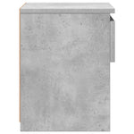 ZNTS Bedside Cabinets 2 pcs Concrete Grey 40x30x39 cm Engineered Wood 803452