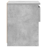 ZNTS Bedside Cabinets 2 pcs Concrete Grey 40x30x39 cm Engineered Wood 803452