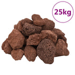 Volcanic Rocks 25 kg Red 5-8 cm 155316