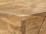 246718 Writing desk with Drawers Solid Mango Wood 110x50x76 cm