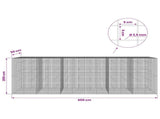 Gabion with 3.5 mm Wire and 5x5 cm Mesh 600x50x200 cm 3462390