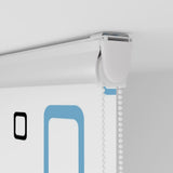 Shower Roller Blind with Cassette 140x240 cm Fabric Width 136 cm 4014950