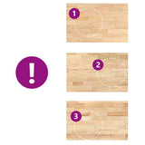 Kitchen Worktop 100x63,5x4 cm Solid Wood Oak Rectangular 4009004