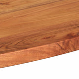 Table Top 110x40x2.5 cm Oval Solid Wood Acacia 370801