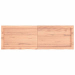 Bathroom Countertop Light Brown 120x40xcm Treated Solid Wood 3156140