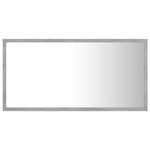 LED Bathroom Mirror Concrete Grey 80x8.5x37 cm Acrylic 804928