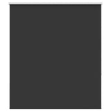 Roller Blind Blackout Black 140x150 cm Fabric Width 136.6 cm Polyester 4010876