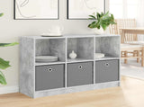 Sideboard with Drawer Concrete Grey 102 x 32 x 73.5 cm 8000519