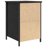 Bedside Cabinet 2 pcs Black Oak 40 x 42 x 60 cm Engineered Wood 875785