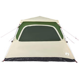 Family Tent Dome 6-Person Green Quick Release 4004233