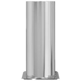Chimney Head Extension Silver 31 x 31 x 50 cm Stainless Steel 42008442