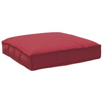 Pallet Cushion Set 2 pcs Wine red 80 x 80 x 12 cm Oxford fabric 3329075