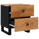 Bedside Cabinets 2 pcs 40x33x46 cm Solid Wood Acacia 345217