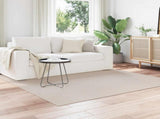 Area Rugs Square FARO Cream 120 x 120 cm Polyester 42022564