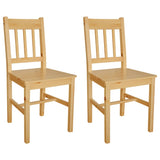 Dining Chairs 2 pcs Pinewood 241514