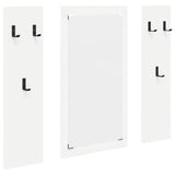 Wall-Mounted Coat Rack White 96 x 1.5 x 90 cm Engineered wood 874531