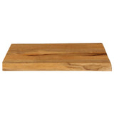 Table Top 50x40x3.8 cm Live Edge Solid Wood Mango 370775