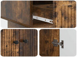 Sideboard Smoked Oak 66 x 34.5 x 95 cm Engineered Wood 893980