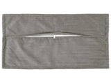 Cushion Cover 6 pcs HOUTEN Light Grey 50 x 70 cm Corduroy 919498