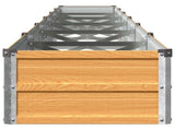 Raised Garden Bed Natural 600 x 40 x 24 cm cold-rolled steel 8006373