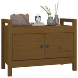 Hall Bench Honey Brown 80x40x60 cm Solid Wood Pine 821782