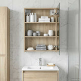 Bathroom Mirror Cabinet Sonoma Oak 50 x 14.5 x 70 cm 889041