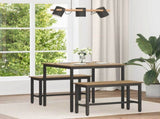 Dining Tables 80 x 80 x 75 cm METAL 892631