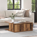 Coffee Table Old wood 80 x 80 x 31 cm Engineered wood 875486