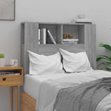 Headboard Cabinet Grey Sonoma Engineered wood Medium 817265