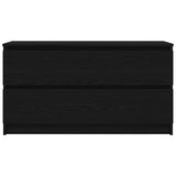 TV Cabinet Black 100x35x54 cm Engineered Wood 861806
