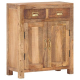 Sideboard 65x30x75 cm Solid Rough Mango Wood 247735