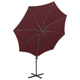 Cantilever Garden Parasol Bordeaux red 312342