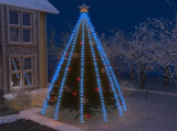 Tree Lights with 500 LEDs Blue 500 cm Indoor Outdoor 328898