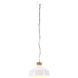Industrial Hanging Lamp 58 cm White E27 320832