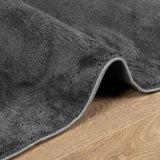 Rug OVIEDO Short Pile Anthracite 240x340 cm 375475