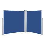 Retractable Side Awning Blue 100x600 cm 48446